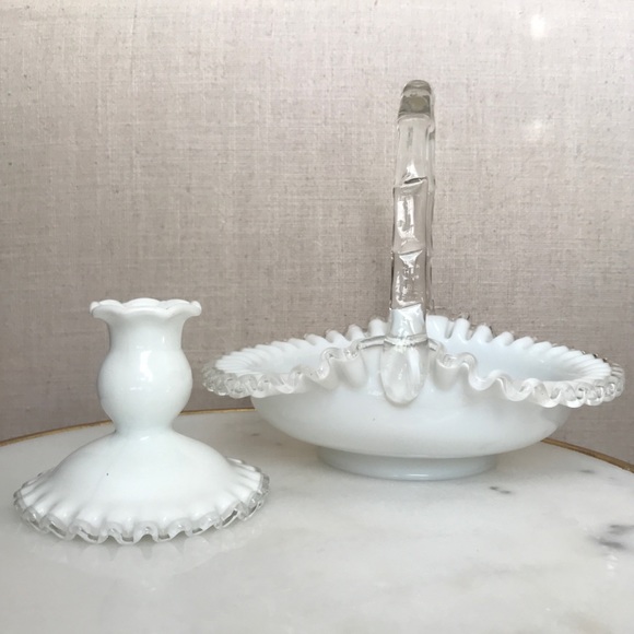 Fenton Silver Crest Candle Holder - Picture 14 of 15